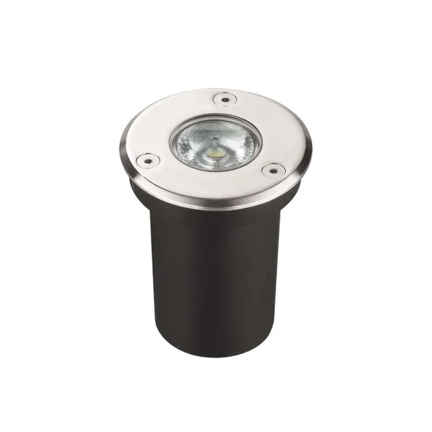 Strühm by Ideus LED Bodeneinbaustrahler GAWRA 3W Ø 60mm Chrom matt - neutralweiß (4200K)