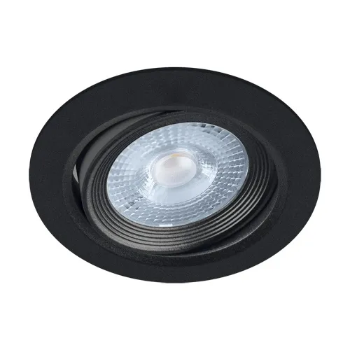 Strühm by Ideus LED Deckenleuchte "MONI" 5W Ø 88mm 38° schwarz - warmweiß (3000K)