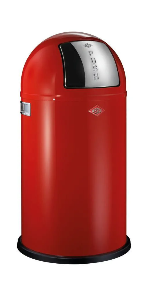Abfalleimer WESCO PUSHBOY rot 619903