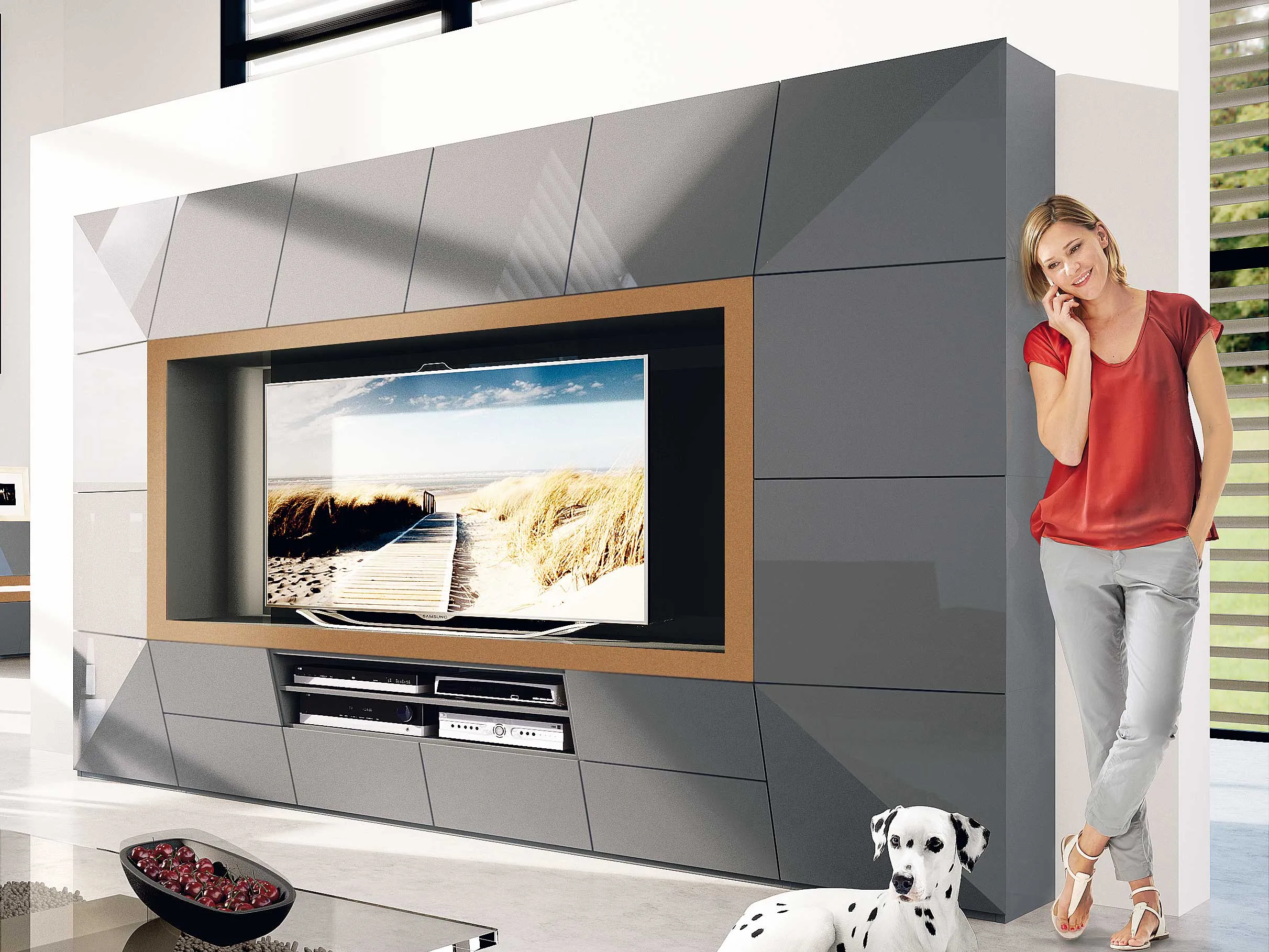 Wohnwand MONDO PRISMA PLUS 637200