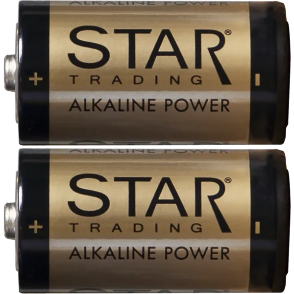 Star Trading Alkaline-Batterie 2-Pack C 1.5V Gold