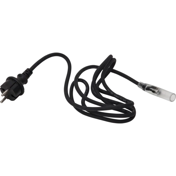 Star Trading Anschlusskabel für Micro Ropelight 180cm IP44 schwarz