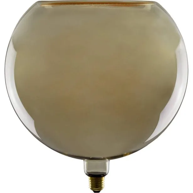 SLV LED Vintage Lampe Floating Globe 300 E27 8W smokey black - warmweiß