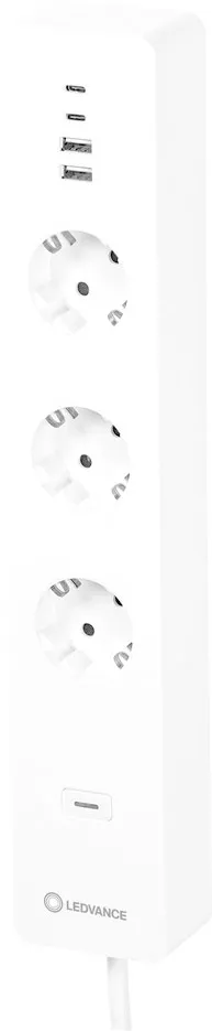 LEDVANCE Wifi SMART+ 3 WAY PLUG 3er Steckdosenleiste mit USB EU