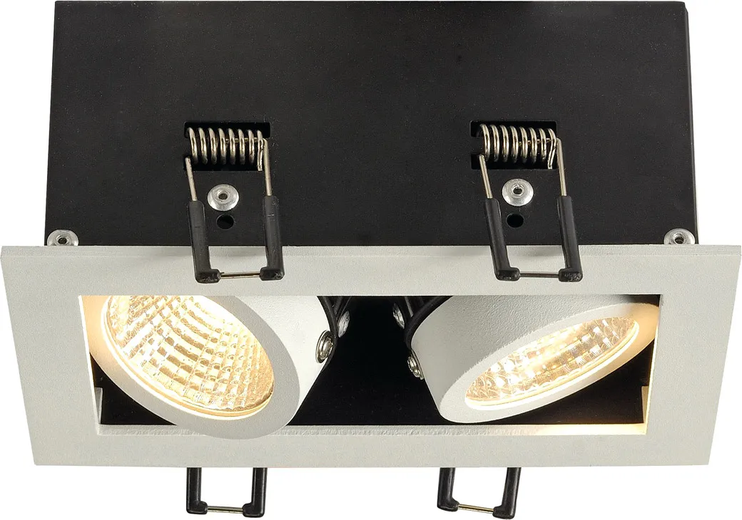 SLV KADUX LED Double DL Set, mattweiss, 38°, 3000K, inkl. Treiber -B-Stock-