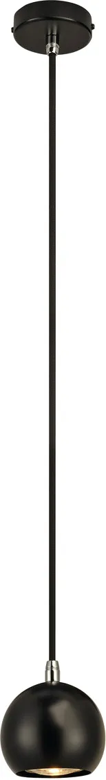 SLV LIGHT EYE BALL GU10 Pendelleuchte, schwarz/chrom, GU10, max. 50W -B-Stock-