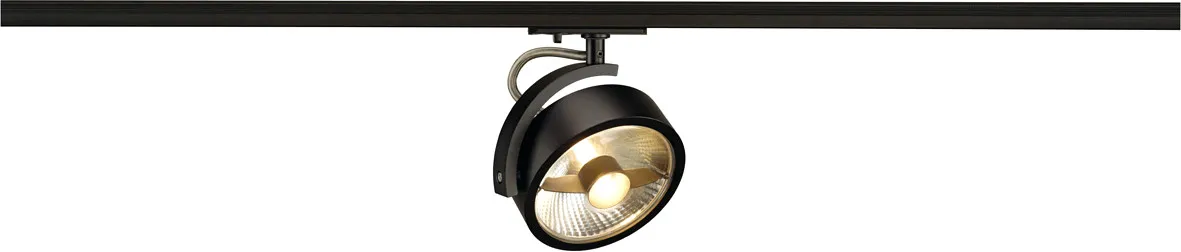 SLV KALU TRACK QPAR111 Leuchten- kopf, schwarz, inkl. 1P.-Adapter -B-Stock-