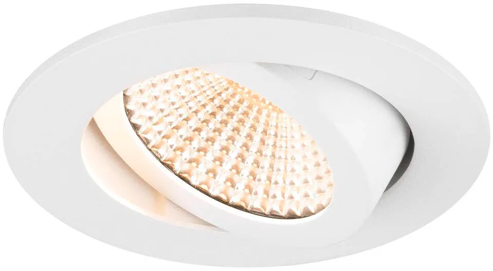 SLV NEW TRIA® 68, Deckeneinbauleuchte, 2700K, 60°, IP 20, rund, weiß -B-Stock-