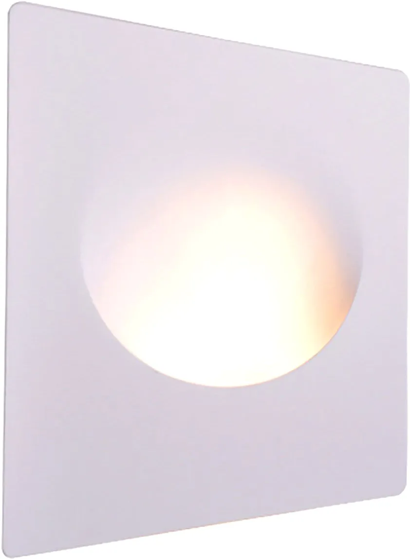 ISOLED Gips-Wand-Einbauleuchte, GU10, kleine Öffnung rund -B-Stock-