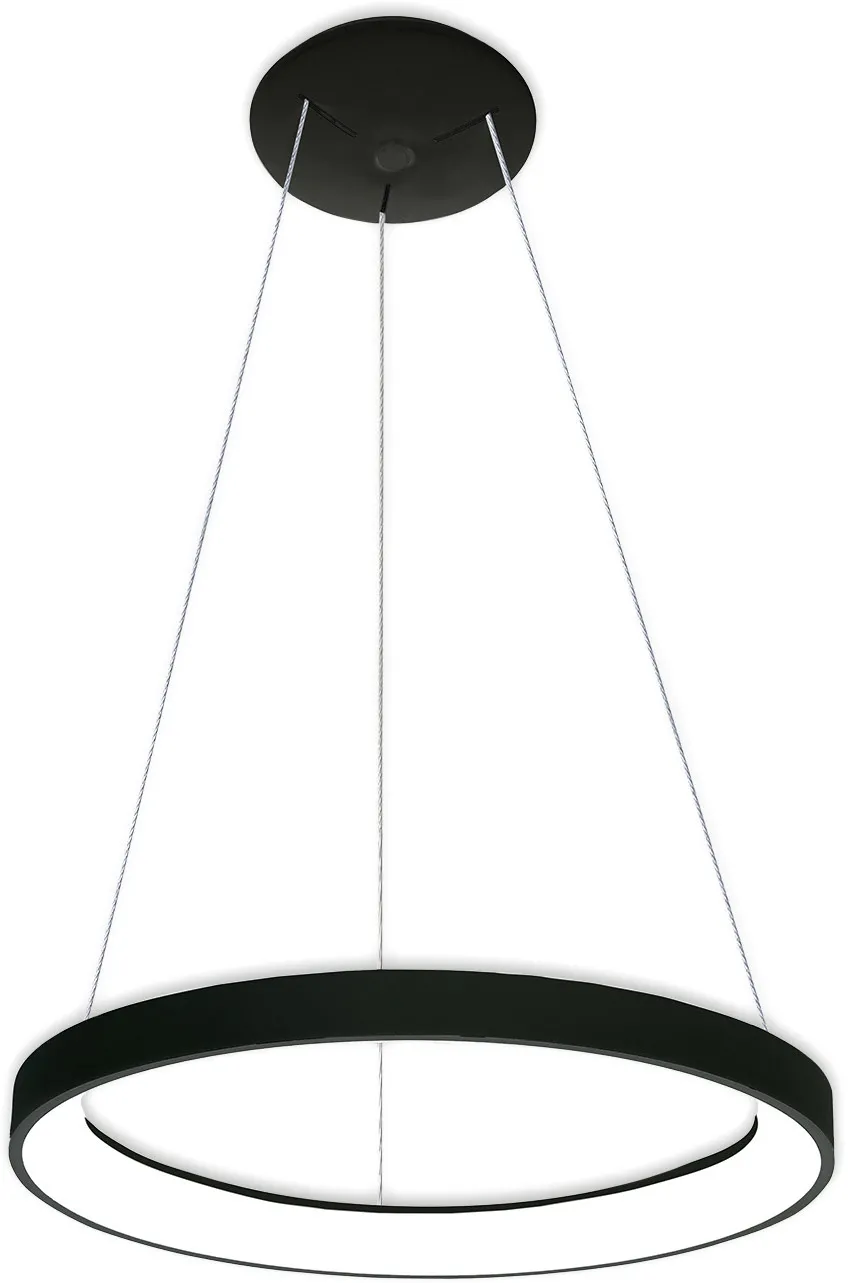 ISOLED LED Hängeleuchte Orbit 480, schwarz, 38W, rund, ColorSwitch 3000|3500|4000K, dimmbar