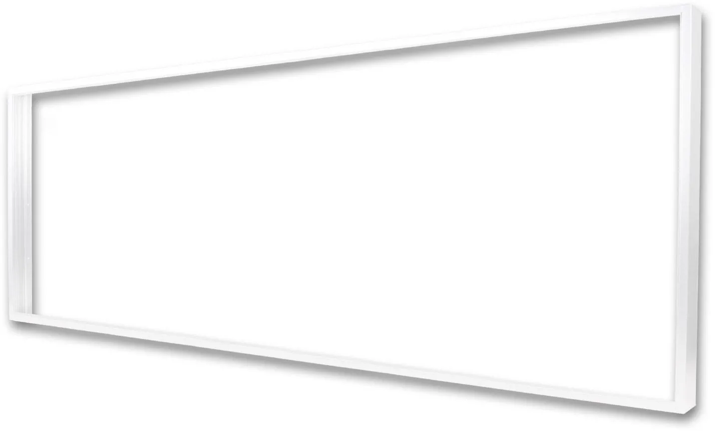 ISOLED Aufbaurahmen weiß RAL 9016, Höhe 7cm, für LED Panels 308x1550, steckbare Schnellmontage