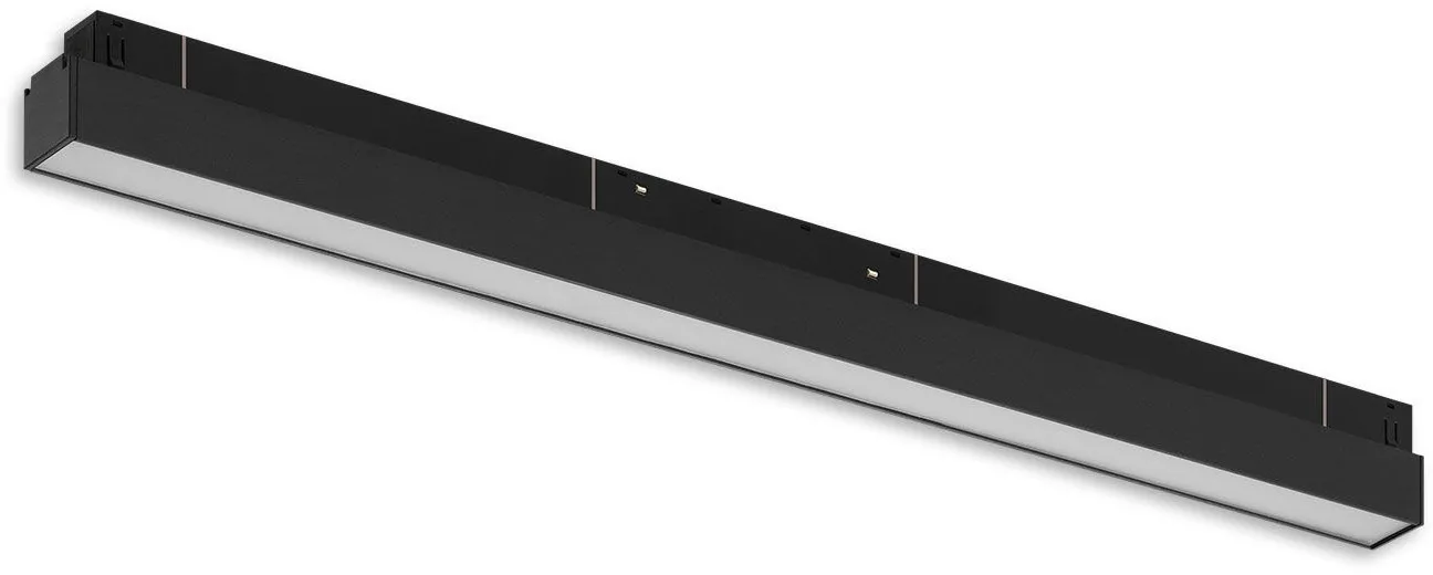 ISOLED Track48 Linearleuchte 60cm schwarz, 20W, 120°, 48V DC, 3000K, CRI90