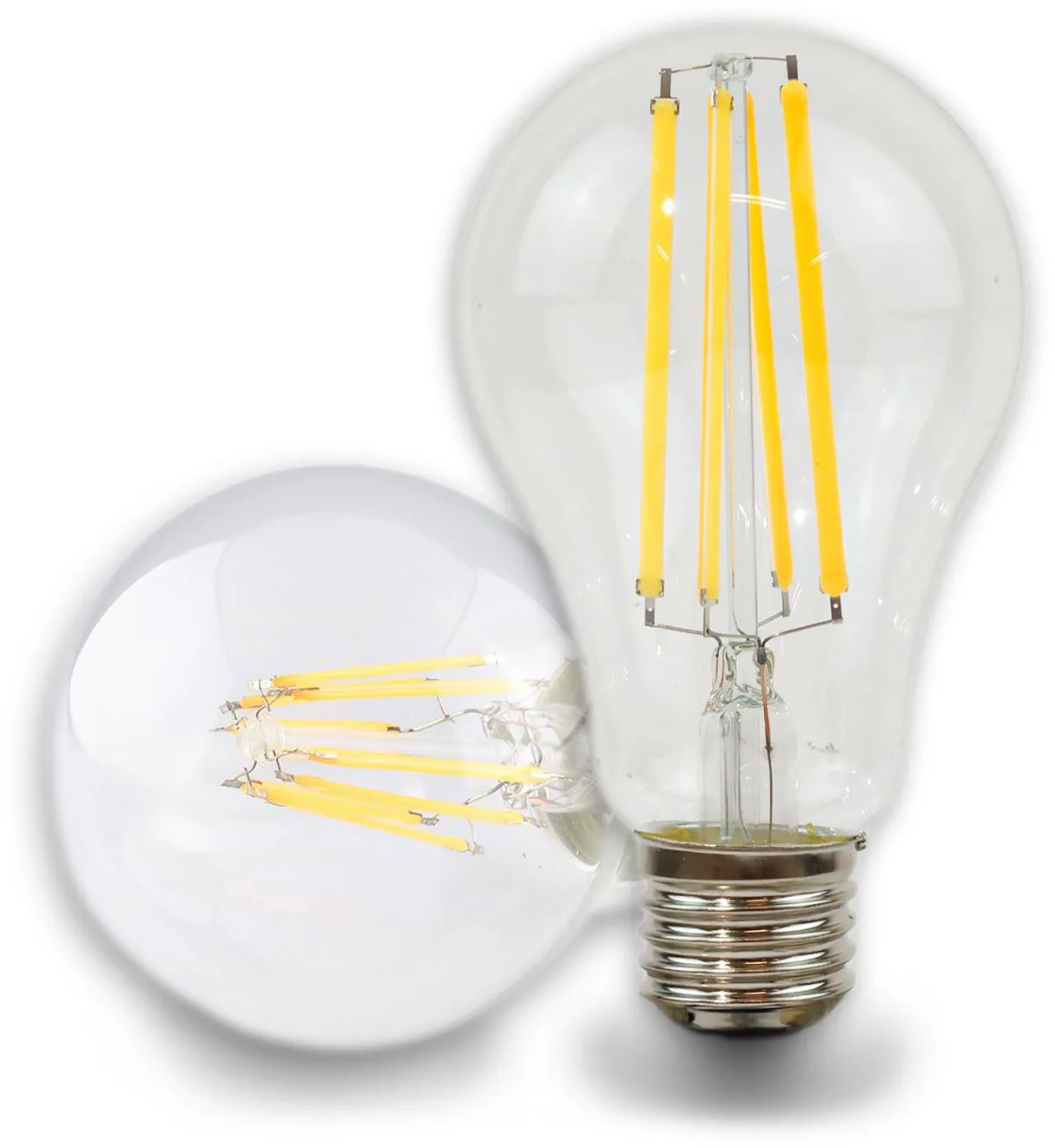 ISOLED E27 LED Birne A67, 12W, klar, 160 lm/W, warmweiß, dimmbar