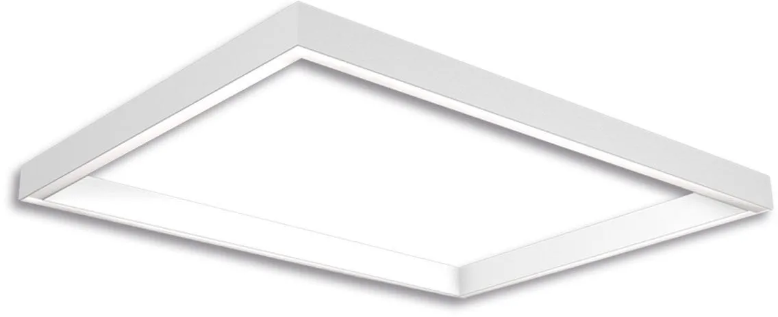 ISOLED Track48 Leuchtenrahmen H50, Innenformat 592x892mm, weiß, exkl. Trafo