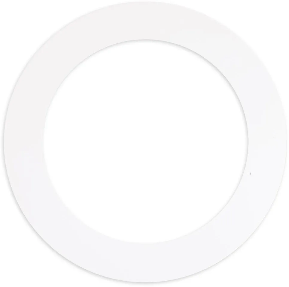 ISOLED Loch Adapterplatte für Downlights, ohne Federn, weiß, ID 200mm - AD 260mm