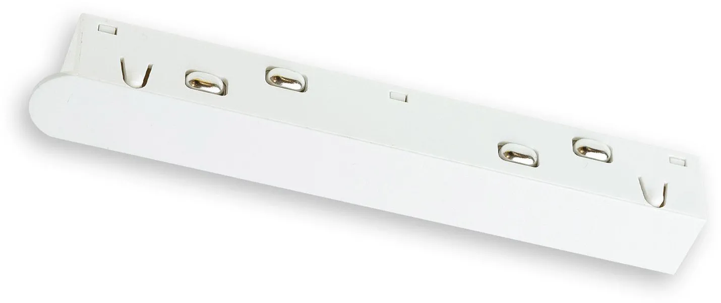 ISOLED Track48 Linear-Verbinder-Mini, starr, stromführend, weiß, max. 6A, 4-polig