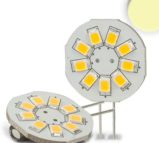 ISOLED Leuchtmittel G4 9SMD 1.5W warmweiß Pin seitlich