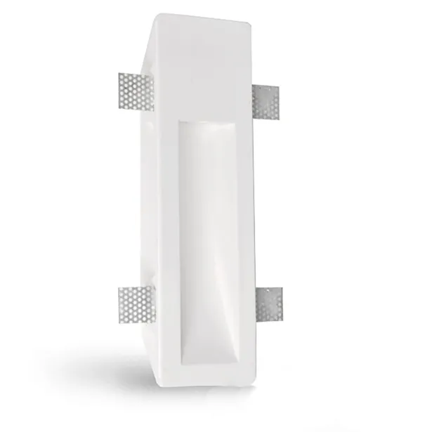 ISOLED Gips-Wandeinbaustrahler länglich GU10 große Bauform