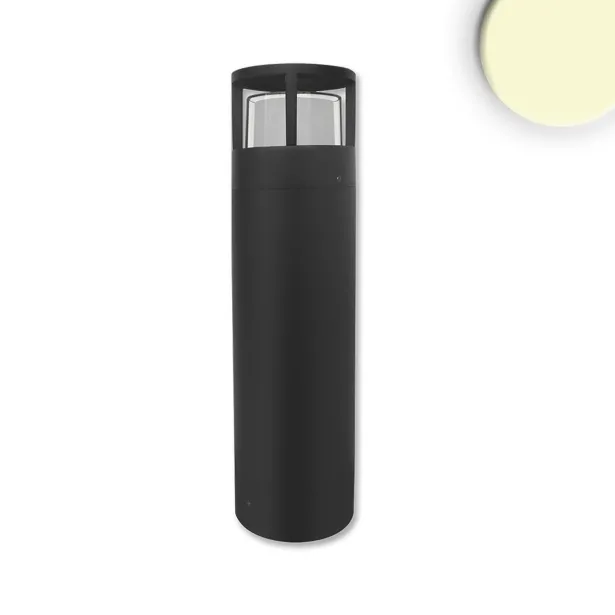 ISOLED LED Wegeleuchte Poller-5 50cm 6W sandschwarz - warmweiß