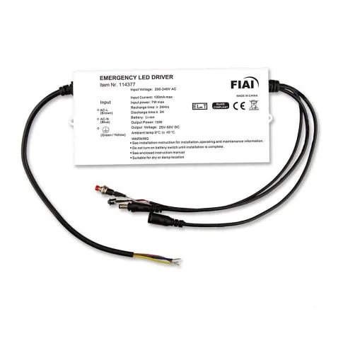 ISOLED Notstrom-Akkumodul EL-T Li-Ion 2600mAh für LED Panels (25-50V DC)