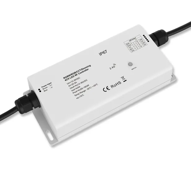 ISOLED Sys-Pro Funk Mesh PWM-Dimmer IP67 1-4 Kanal 12-36V DC 4x5A