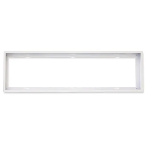 ISOLED Aufbaurahmen weiß RAL 9016 für LED Panel 300x1200 Schnellmontage