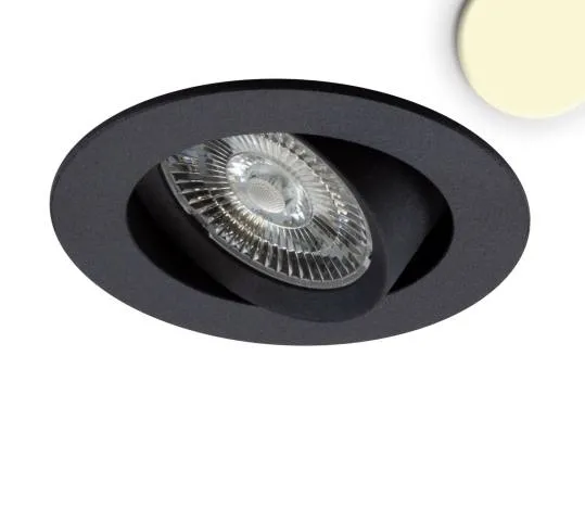 ISOLED LED Einbauleuchte Slim68 MiniAMP schwarz - warmweiß