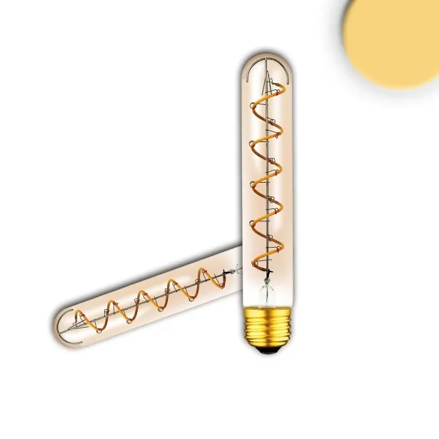 ISOLED Vintage LED Leuchtmittel Spiralbulb Amber 4W E27 2200K
