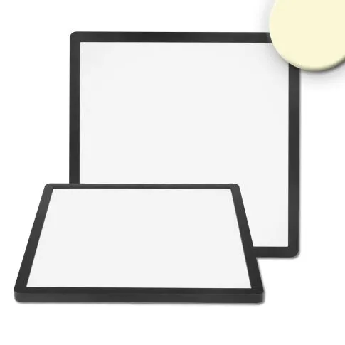 ISOLED LED Deckenlampe Slim300 eckig IP44 18W schwarz Up&Down