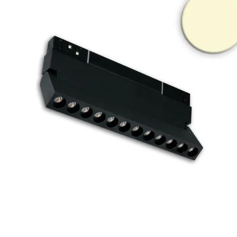 ISOLED Raster-Schienen-Strahler Track48 12W 36° 22 cm schwarz DALI - warmweiß (3000K)