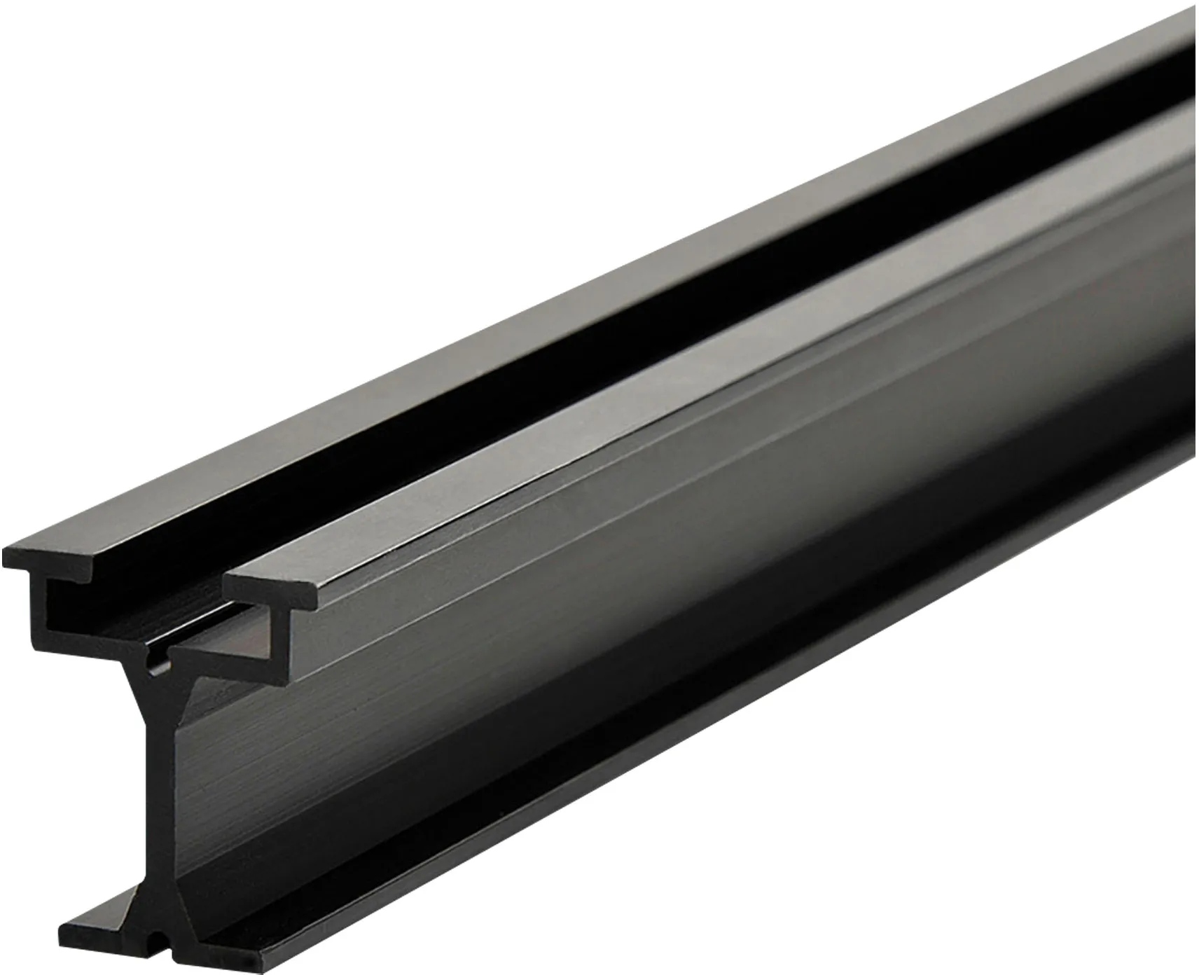 WENTEX Eurotrack - Schiene - Schwarz 200 cm (L) - eloxiert