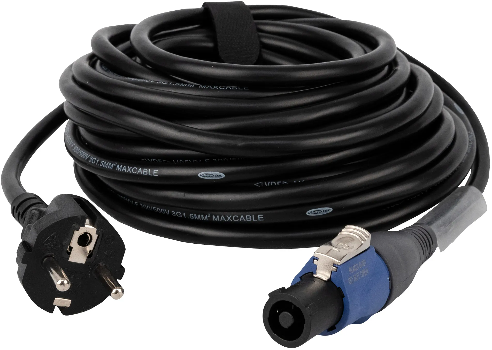 DAP-Audio Netzkabel Power Pro Stecker auf Schuko 3x 1,5 mm² 10 m