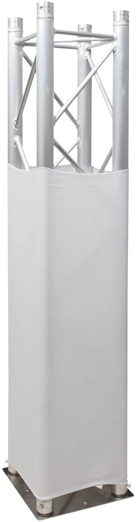 SHOWGEAR Traversenabdeckung Stretch 210 g/m² Weiß - 300 cm