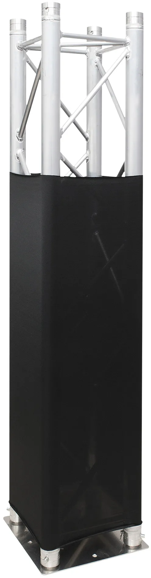 SHOWGEAR Traversenabdeckung Stretch 210 g/m² Schwarz - 300 cm