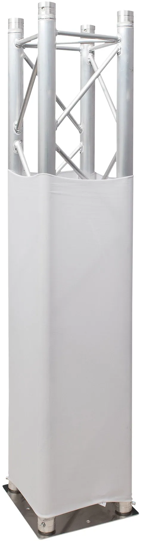 SHOWGEAR Traversenabdeckung Stretch 210 g/m² - Rolle Weiß - 30 m