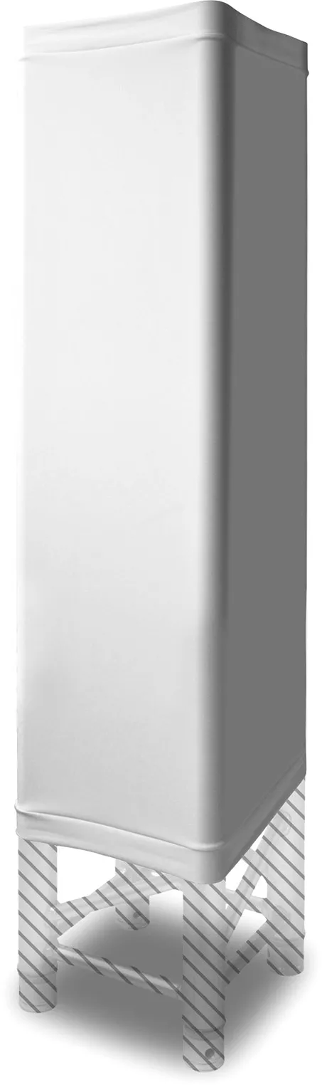 beamZ P30 Tower 1.5m weiß Lycra Abdeckung