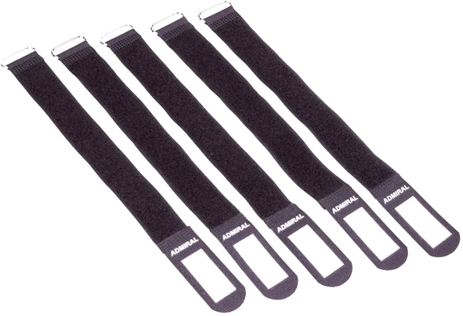Admiral Cable wrap 26cm schwarz 5 Stück