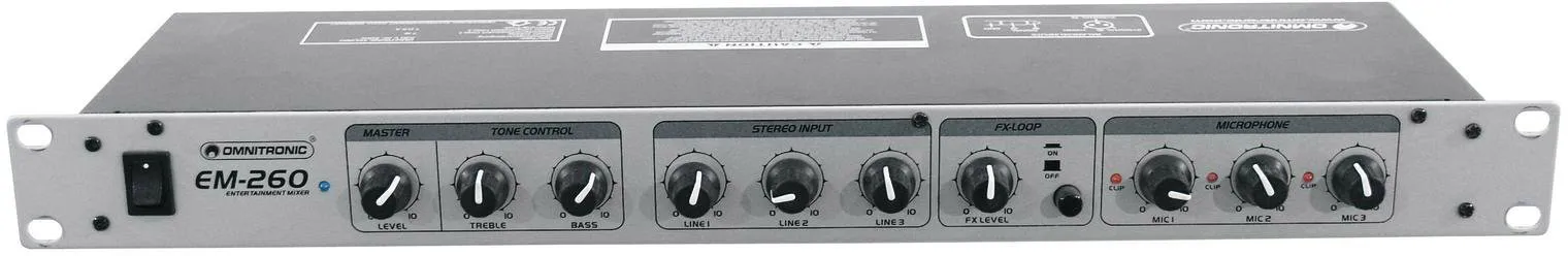 OMNITRONIC EM-260 Entertainment-Mixer