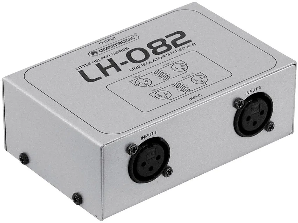 OMNITRONIC LH-082 Stereo-Isolator XLR