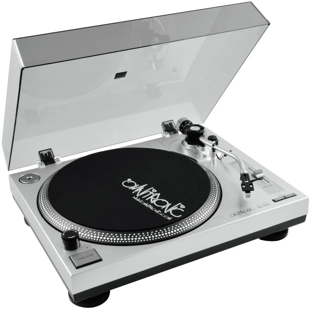 OMNITRONIC BD-1350 Plattenspieler silber