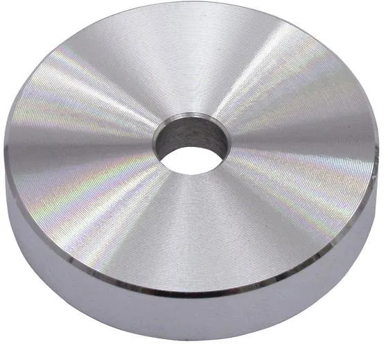 OMNITRONIC Puck Single-Mittelstück Aluminium silber