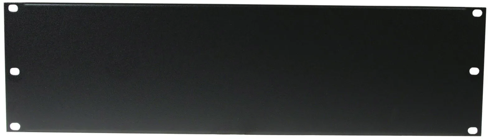 OMNITRONIC Frontplatte Z-19U, Stahl, schwarz 3HE