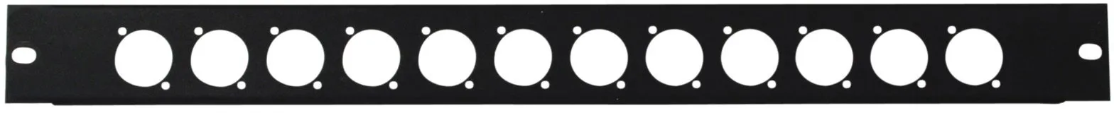 OMNITRONIC Frontplatte Z-19 12 x XLR (D-Typ) 1HE