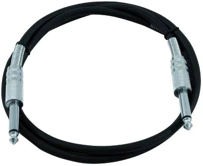 OMNITRONIC Klinkenkabel 6,3 mono 0,5m sw