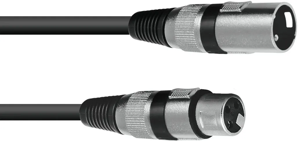 OMNITRONIC XLR Kabel 3pol 30m sw