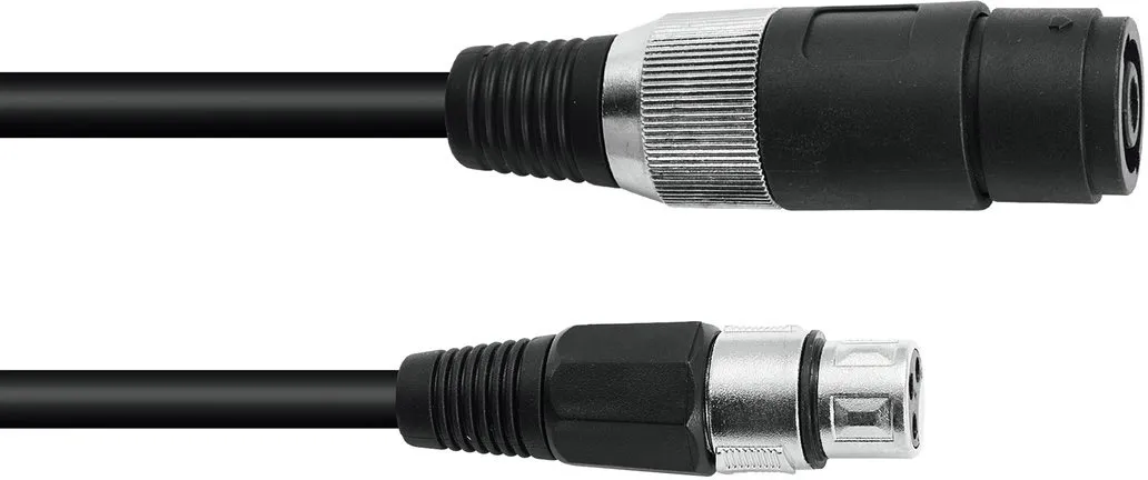 OMNITRONIC Adapterkabel Speaker(F)/XLR(F) 1m sw