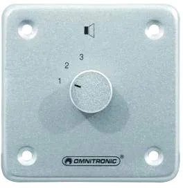 OMNITRONIC ELA-Stereo-Programmwähler sil