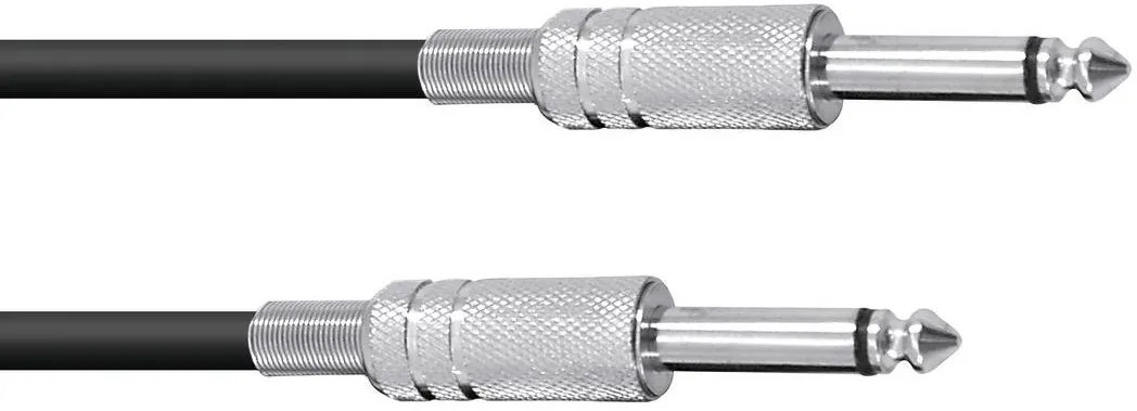 OMNITRONIC Klinkenkabel 6,3 mono 1,5m sw