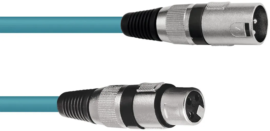OMNITRONIC XLR Kabel 3pol 5m bl