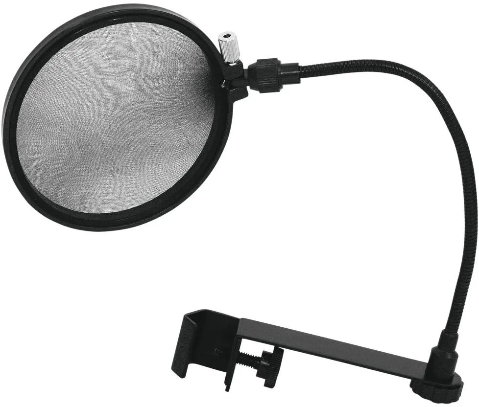 OMNITRONIC Mikrofon-Popfilter schwarz